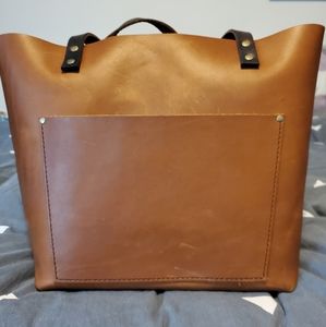 Portland Leather Goods Large Honey tote